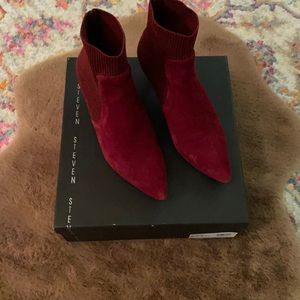 Suede booties